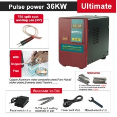 GLITTER 811A 36KW Spot Welder Pulse Welding Machine for Li-ion Storage Battery Pack Copper Welding