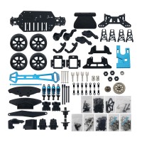 1:10 HSP Unlimited 94123 Drift Car in Pieces RTR Kit Empty Frame with Plastic Chassis and Drifting Tyre