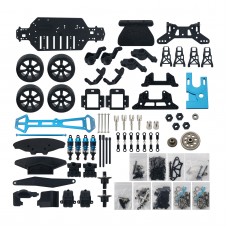 1:10 HSP Unlimited 94123 Drift Car in Pieces RTR Kit Empty Frame with Plastic Chassis and Drifting Tyre