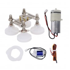 50MM Four-sucker Mechanical Arm Vacuum Pump Suction Cup 10 - 20KG with Electronic Switch for Arduino DIY Kit