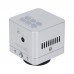 HY-6210 Silvery 4K UHD Microscope Camera Electronic Eyepiece Industrial Camera for Cellphone Repair and Soldering