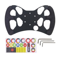 SIMPUSH 12.2" Steering Wheel MOD SIM Wheel Modification for FANATEC ClubSport Universal Hub V1/V2