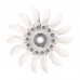 Pelton Wheel Turbine Pelton Water Wheel 96mm/3.8" in External Diameter Used to DIY Hydro Generators