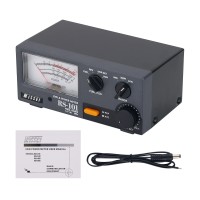 NISSEI RS-101 1.8-60MHz SWR & Power Meter with LED Backlight and 30W/300W/3KW Adjustable for Short Wave Radio