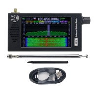 100KHz-149MHz SDR Shortwave Defined Radio FM with 4.3-inch IPS LCD Screen CW AM SSB WFM FM Support 99-Channel Preset