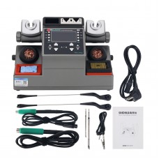 SUGON AIFEN A902 350W High Power Soldering Station Double Welding Rework Station with C210 + C245 Soldering Pen