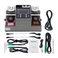 SUGON AIFEN A902 350W High Power Soldering Station Double Welding Rework Station with C210 + C115 + C245 Soldering Pen