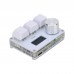 SayoDevice White 3-Key O3C OSU Rapid Trigger Custom Keyboard Hall Magnetic Axis Gaming Keyboard with 0.96-inch IPS Screen