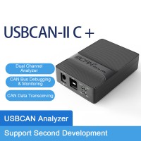 USBCAN-II C+ USB to CAN Bus Analyzer CAN Bus Interface Module Compatible with ZLG USBCAN-II2 Card CANOpen J1939