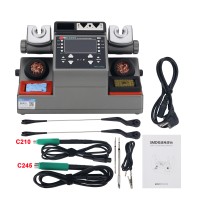 AIFEN-A902 350W Soldering Station Kit w/ 1 C210-K Tip + 1 C245-K Tip + 1 C210 Handle + 1 C245 Handle