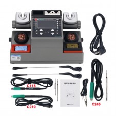 AIFEN-A902 Soldering Station w/ 1 C115-K Tip + 1 C210-K Tip + 1 C245-K Tip + C115 C210 C245 Handles