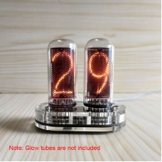 IN18 Nixie Tube Timer Acrylic Base 5V Type-C for IN18 Glow Tube 2-bit 99-second Timer Digital Display