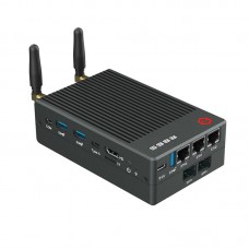 New R86S N100A Grey Mini PC Multiple Gigabit Network Switch N100 Processor CPU with 8G RAM + 128G EMMC