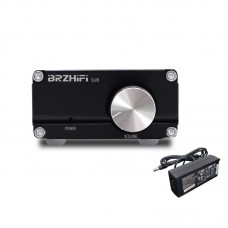 BRZHIFI B3 Mono 100W HiFi Digital Professional Low Frequency Power Amplifier High Power Bass Amplifier with Power Adapter