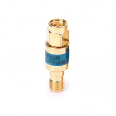 Golden 2DB 2W DC0-6GHz 50ohm Gold-plated Brass Fixed RF Attenuator with SMA Male to Female Connector