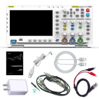 FNIRSI-1014D Dual Channel Digital Oscilloscope 100MHz 1GSa/s Signal Generator with P4100 100X Probe