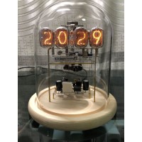 In12 Nixie Tube Clock Kit In-12 Clock Desktop Clock Digital Clock Ornament with Log Color Base