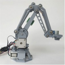 3D Printed 4-Axis Robot Arm Assembled Mechanical Arm of High Precision without Control System