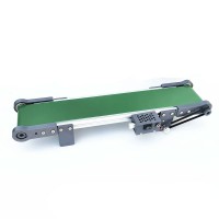 70CM/27.6" 116RPM Conveyor Belt Desktop Conveyor Belt Toy Supports Forward Reverse Rotation & Pause