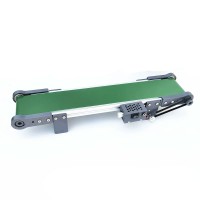 100CM/39.4" 116RPM Conveyor Belt Desktop Conveyor Belt Toy Supports Forward Reverse Rotation & Pause