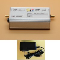 SinnoRally RFamp001B 9KHz-5GHz 25dB RF Amplifier EMC Electromagnetic EMI Low Noise RF Preamplifier with 12V Power Adapter