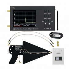 Portable SA6 Spectrum Analyzer Signal Generator + HT6 Log Periodic Antenna 0.6-10GHz EMC Antenna for 2G 3G 4G LTE