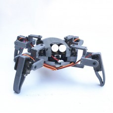 Assembled Quadruped Robot Spider Robot Wifi Robot Controlled by Mobile Phone Web Page for Education