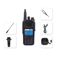 DM-R89 3KM 3000CH DMR Radio VHF UHF Radio Handheld Transceiver Dual Band Radio with Call Recording