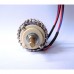 50K Dual Potentiometer 24-Step L-Type Volume Potentiometer w/ Copper Shaft Brown Resistors for DALE