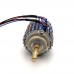 50K Dual Potentiometer 24-Step L-Type Volume Potentiometer w/ Copper Shaft & Resistors for Vishay Dale