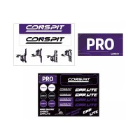Conspit CPP LITE Waterproof Stickers Oil-Proof Racing Stickers Suitable for SIM Racing Equipment