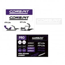 CONSPIT GT LITE FP LITE Waterproof Stickers Oil-Proof Racing Stickers Racing Equipment Accessories