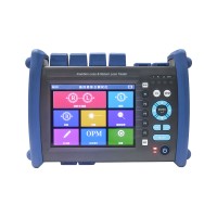 JW3503 Portable Insertion Loss & Return Loss Integrated Tester Support Multi-wavelength Automatic Test with 5.6-inch LCD