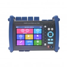 JW3503 Portable Insertion Loss & Return Loss Integrated Tester Support Multi-wavelength Automatic Test with 5.6-inch LCD