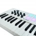 M-VAVE SMK-25 White 25 Key MIDI Keyboard Controller with RGB Backlit Drum Pads for Arrangement