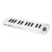 M-VAVE SKM-25 MINI White Wireless Mini MIDI Keyboard 25 Key MIDI Keyboard Controller for Artists