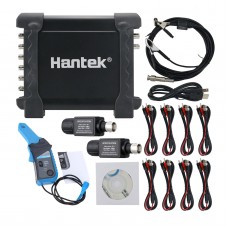 1008C 8-Channel Hantek Oscilloscope + CC-65 AC/DC Current Clamp + 2 HT-201 Oscilloscope Attenuators