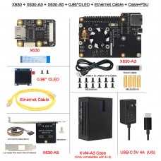 PiKVM-A3 Pikvm with Case & 5V US PSU for Raspberry Pi 4 KVM Over IP HDMI CSI Supports PiKVM V3