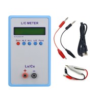 LC200A LC-200A High-Precision LC Meter Handheld Inductance Capacitance Meter with SMT Test Clip