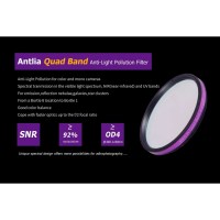 ANTLIA 4-Channel Quad Band Astronomical Filter Anti-light Pollution Filter for Color Camera Support F2 Telescope