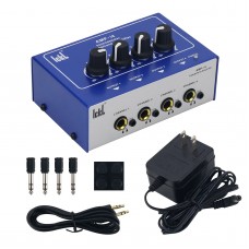 ICKB AMP- i4 Professional Headphone Amplifier 8-Channel Headphone Distribution Amplifier for Monitoring