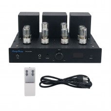 Hifi Tube Preamplifier Tube Preamp Headphone Amplifier (with Black Panel) Supports Remote Control