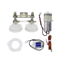 50MM Double-sucker Mechanical Arm Vacuum Pump Suction Cup 10 - 20KG with Electronic Switch for Arduino DIY Kit