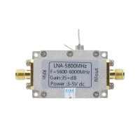 5.6 - 6GHz LNA Low Noise Amplifier 5800MHz Image Transmission 2.4GHz RF Amplifier with SMA Female Connector