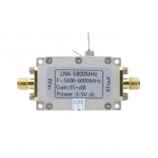 5.6 - 6GHz LNA Low Noise Amplifier 5800MHz Image Transmission 2.4GHz RF Amplifier with SMA Female Connector