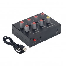 EQ-7 Headphone Amp 7 Band Equalizer Amplifier Headphone Amplifier + USB DC Cable for PC Cellphone