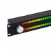 Professional LED64x2 Level Rhythm Light Music Spectrum Display 1.5U Case Voice Control Atmosphere Light