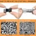44pcs Nut and Bolt Thread Checker Inch & Metric Sizes Portable Bolt and Nut Identifier Gauge Box