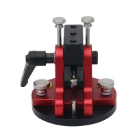 MEYON Red Equatorial Latitude Adjusting Base Mount for Universal Equatorial Mount Latitude Fine Adjustment