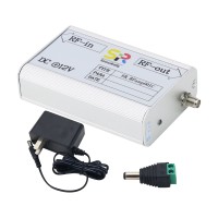 SinnoRally RFamp001C 9KHz-6GHz 30dB RF Amplifier EMC Electromagnetic EMI Low Noise RF Preamplifier with 12V Power Adapter